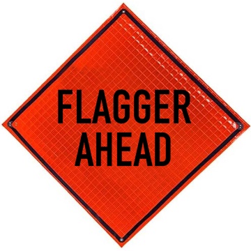 flagger-ahead