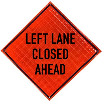 left-lane-closed-ahead