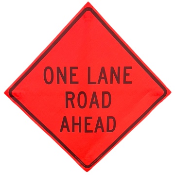 one-lane-road-ahead-sign