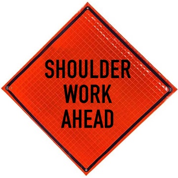 shoulder-work-ahead