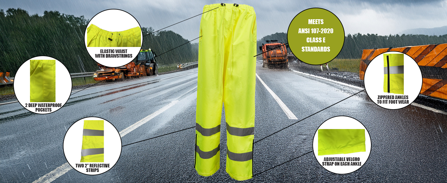 rain gear pants