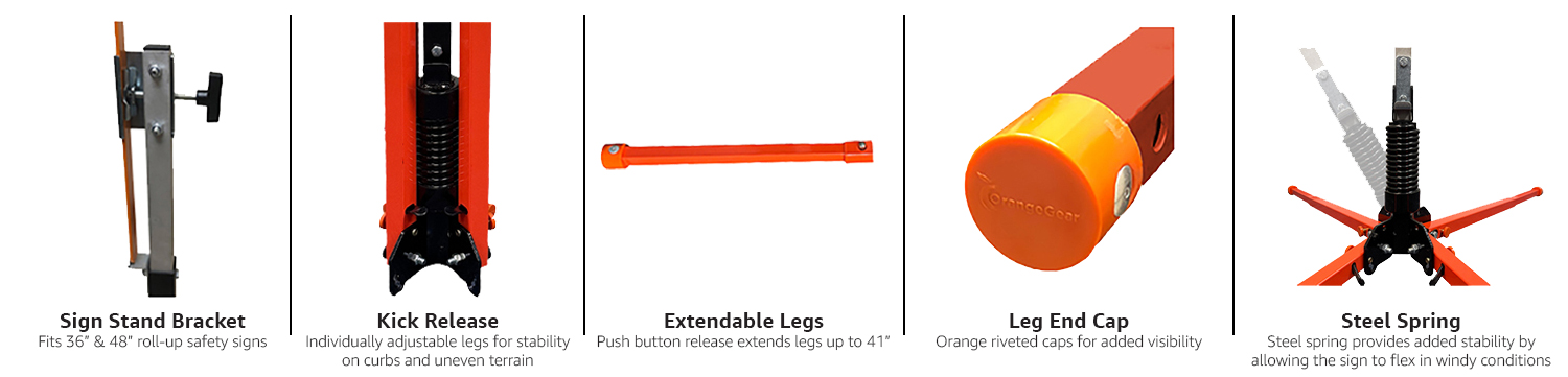 steel spring stand features